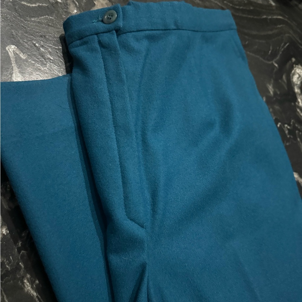 Vintage Pendleton Turquoise Wool Slacks - image 4